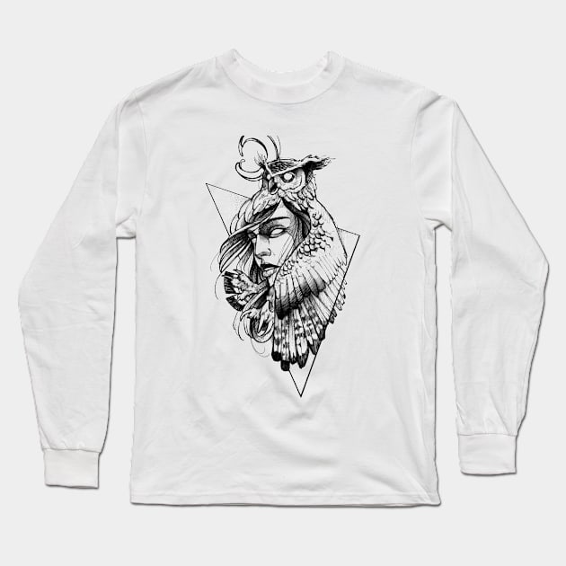 The Owl Long Sleeve T-Shirt by LecoLA